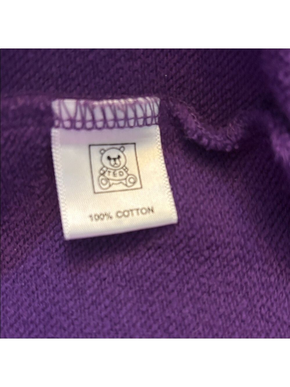 Teddy‎ Fresh Color Block Hoodie Purple, Red, Pink, Green Size Large EUC - Picture 6 of 7